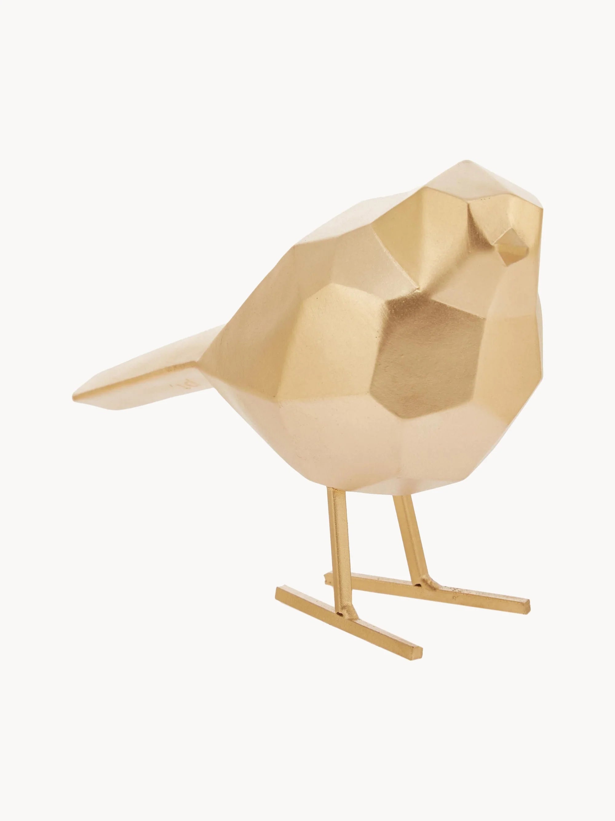 Rzeźba dekoracyjna "Złoty Origami Ptak"